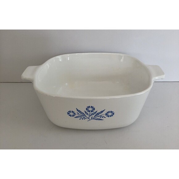 Vintage Corning Ware Cornflower Blue 1 1/2 qt. Casserole Dish P-1 1/2-B Made USA - Picture 1 of 12
